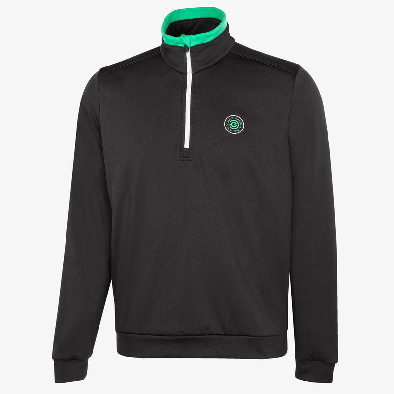 Dario is a Insulating golf mid layer for Men in the color Black/White(0)