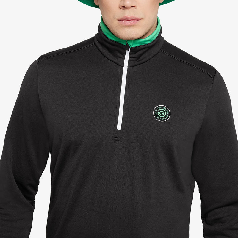 Dario is a Insulating golf mid layer for Men in the color Black/White(3)