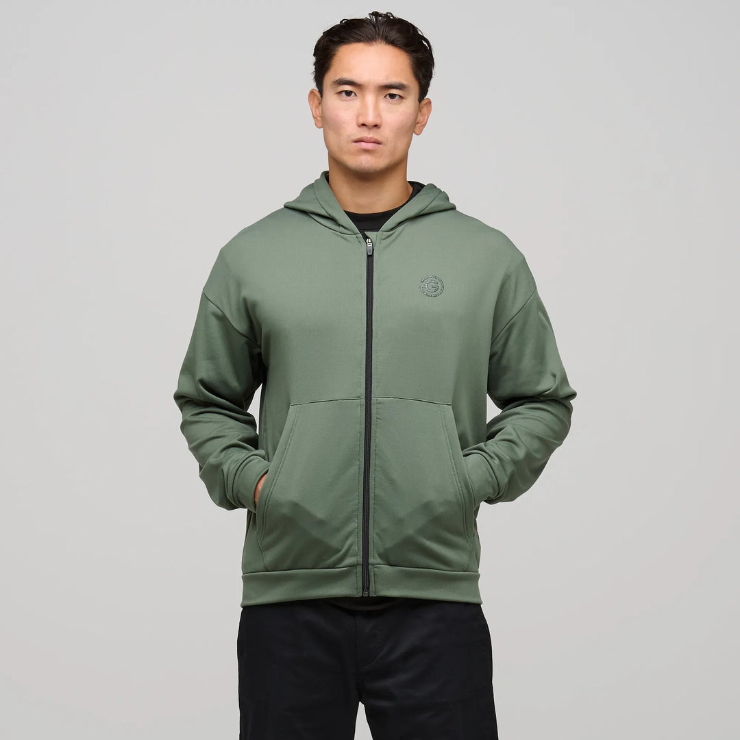 Darius Insulating golf mid layer Duck Green – Galvin Green Darius Insulating golf mid layer Duck Green – Galvin Green