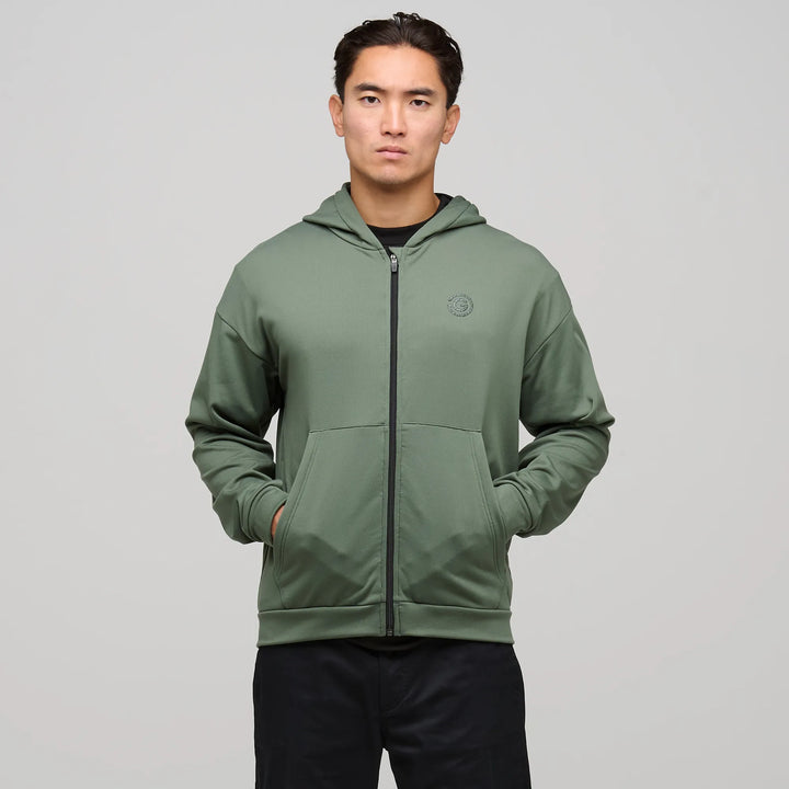 Darius is a Insulating golf mid layer for Men in the color Duck Green(1)