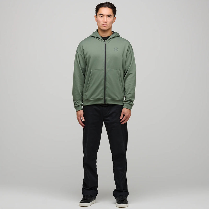 Darius is a Insulating golf mid layer for Men in the color Duck Green(2)