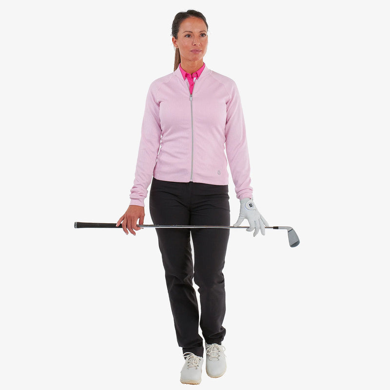Darla is a Insulating golf mid layer for Women in the color Pink(3)