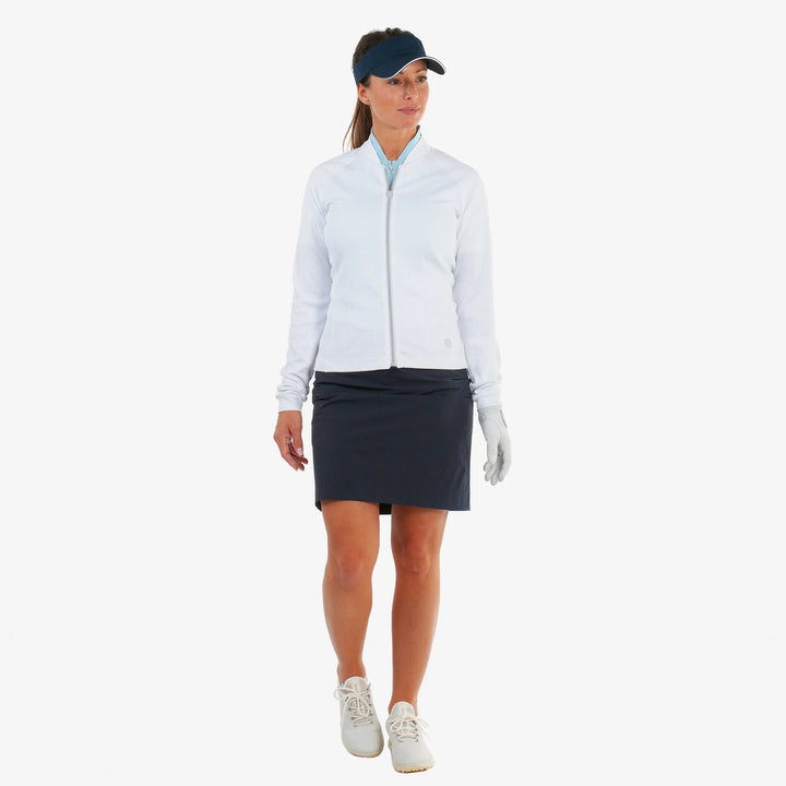Darla is a Insulating golf mid layer for Women in the color White(3)
