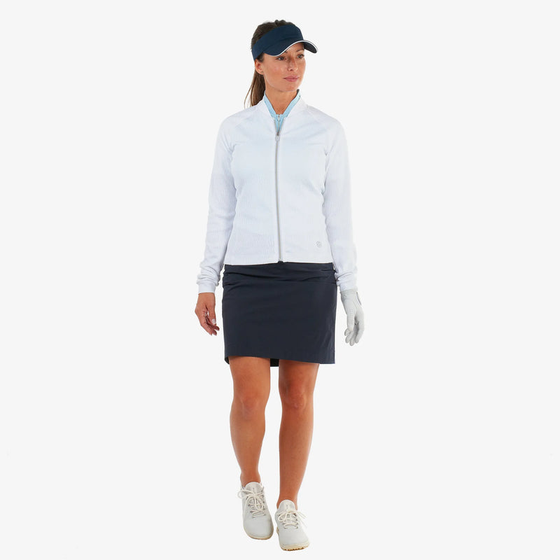 Darla is a Insulating golf mid layer for Women in the color White(3)