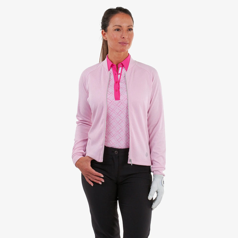 Darla is a Insulating golf mid layer for Women in the color Pink(1)
