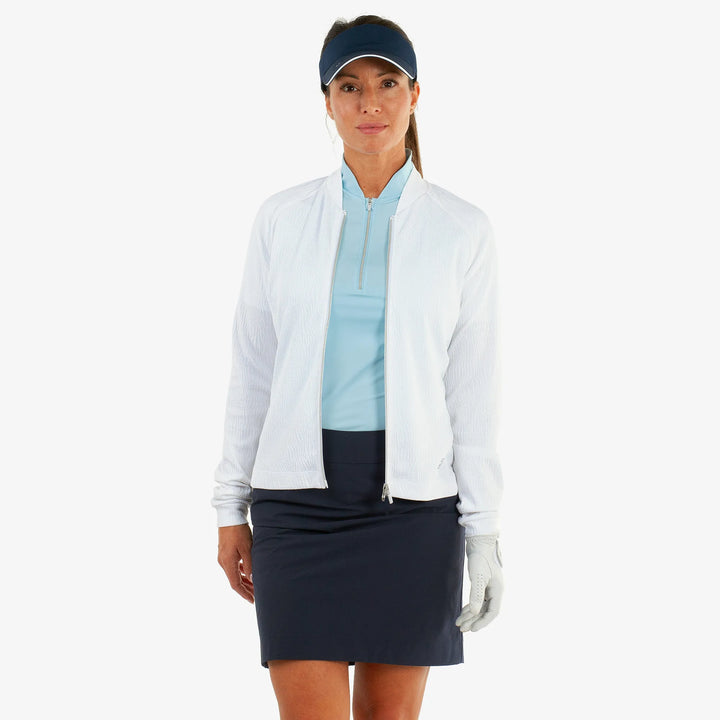 Darla is a Insulating golf mid layer for Women in the color White(1)