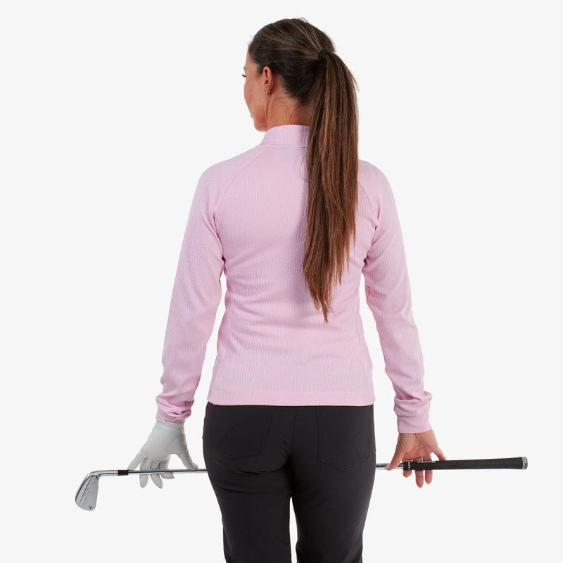 Darla is a Insulating golf mid layer for Women in the color Pink(5)
