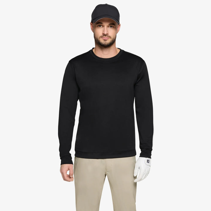Darryl is a Insulating golf mid layer for Men in the color Black(1)