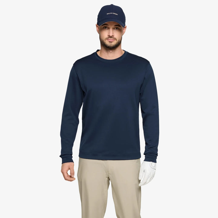 Darryl is a Insulating golf mid layer for Men in the color Navy(1)