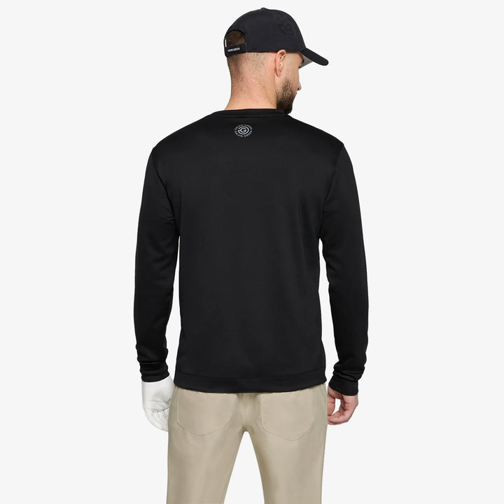 Darryl is a Insulating golf mid layer for Men in the color Black(4)