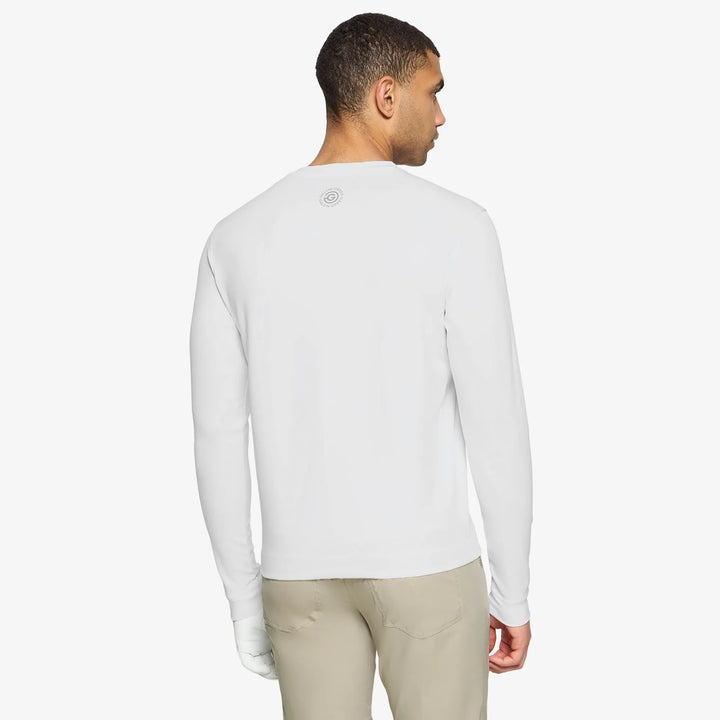 Darryl is a Insulating golf mid layer for Men in the color White(4)