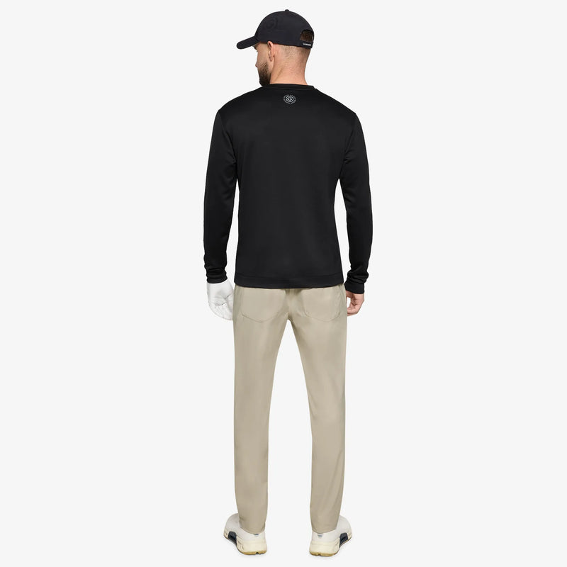Darryl is a Insulating golf mid layer for Men in the color Black(5)