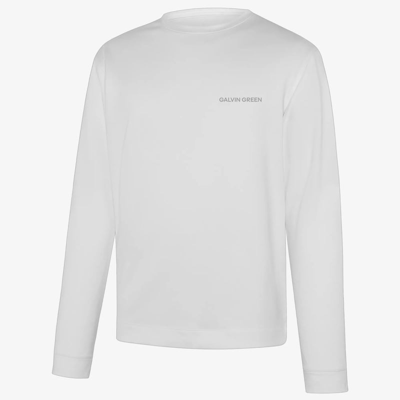 Darryl TOUR is a Insulating golf mid layer for Men in the color White(1)