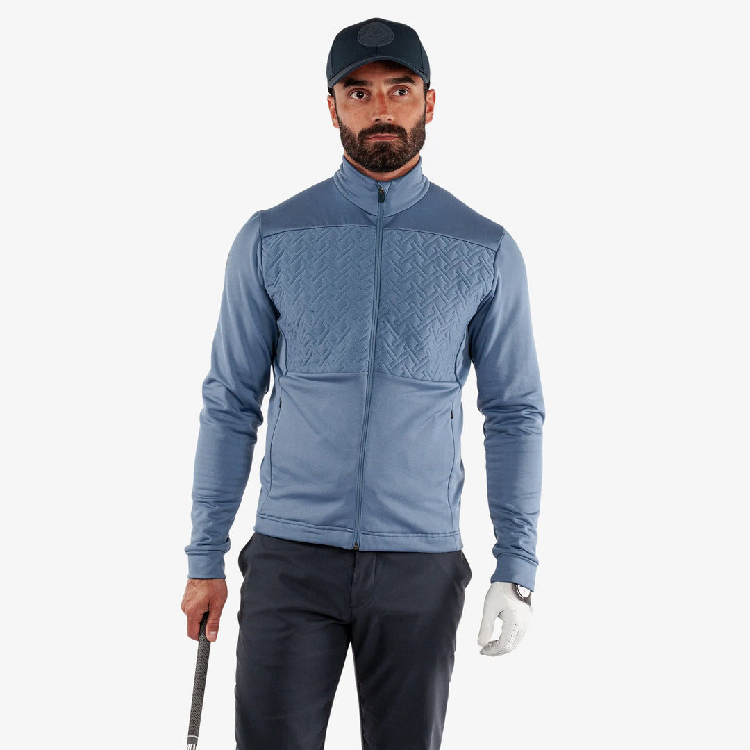 Darth is a Insulating golf mid layer for Men in the color Moonlight Blue(1)