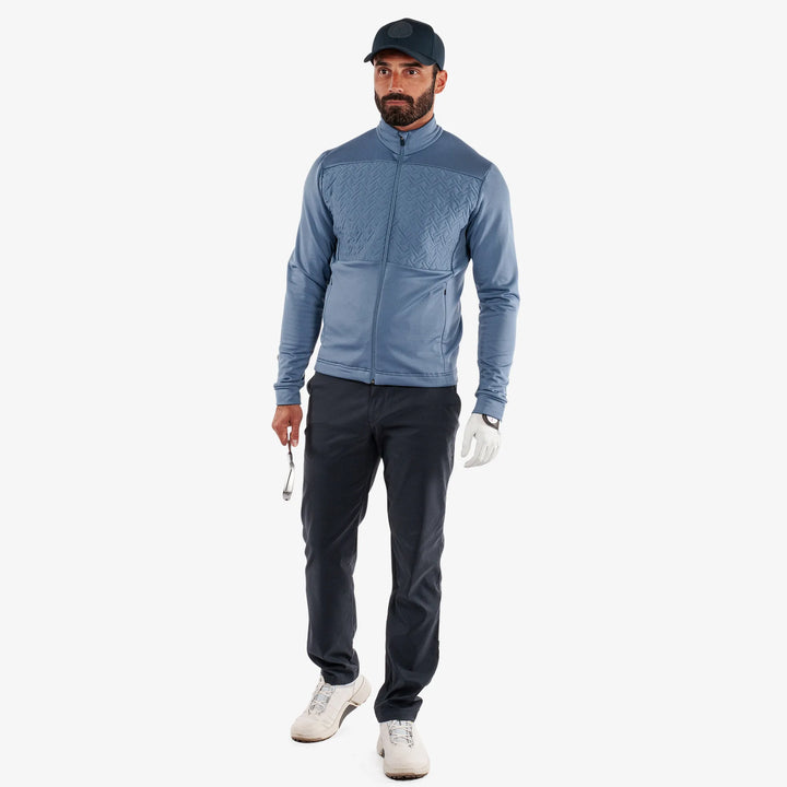 Darth is a Insulating golf mid layer for Men in the color Moonlight Blue(2)