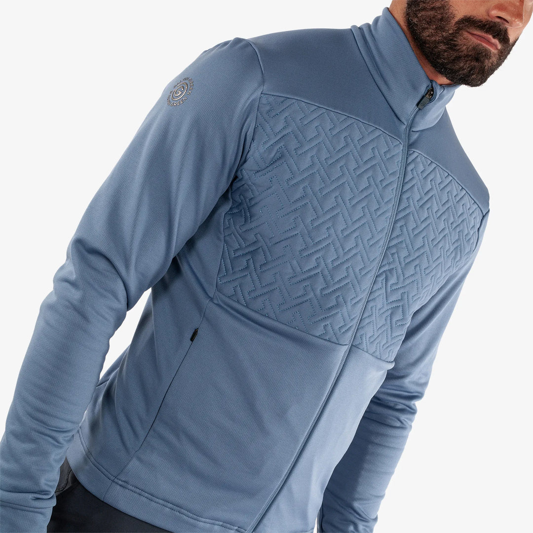Darth is a Insulating golf mid layer for Men in the color Moonlight Blue(3)