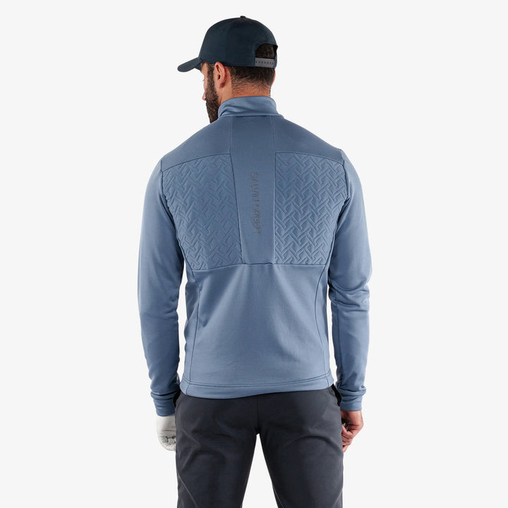 Darth is a Insulating golf mid layer for Men in the color Moonlight Blue(4)