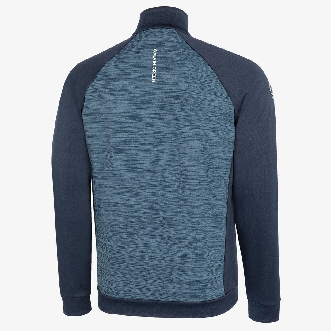Darwin is a Insulating golf mid layer for Men in the color Moonlight Blue/Navy(8)