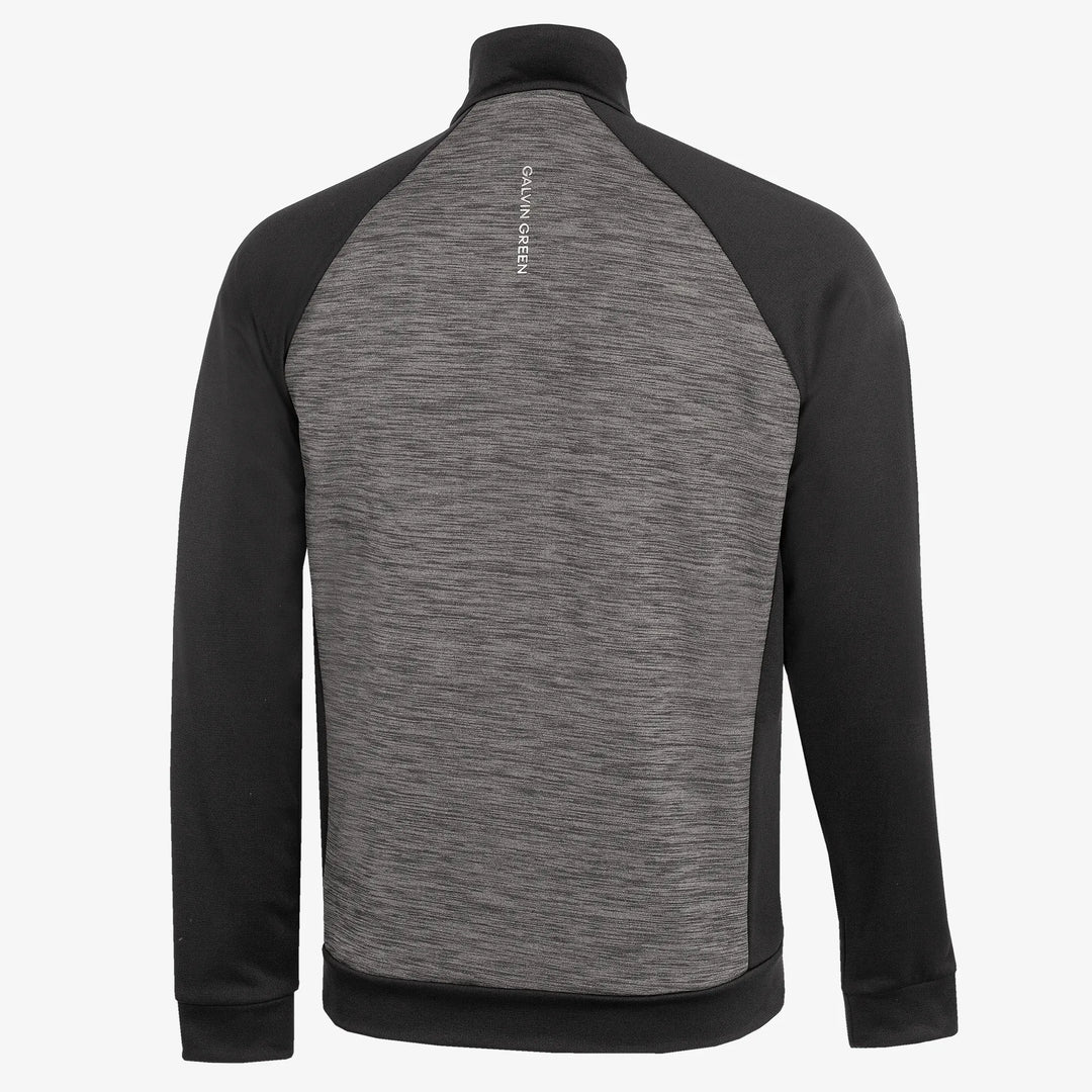 Darwin is a Insulating golf mid layer for Men in the color Forged Iron/Black (8)