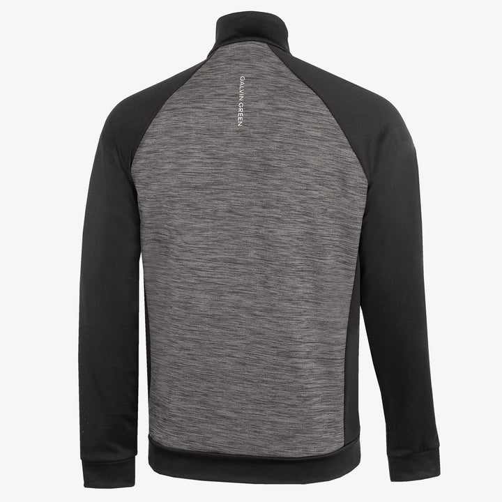 Darwin is a Insulating golf mid layer for Men in the color Forged Iron/Black (8)