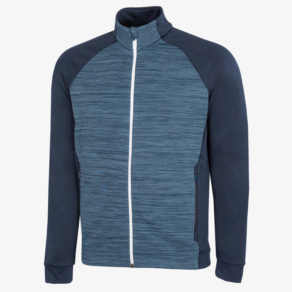 Darwin is a Insulating golf mid layer for Men in the color Moonlight Blue/Navy(0)