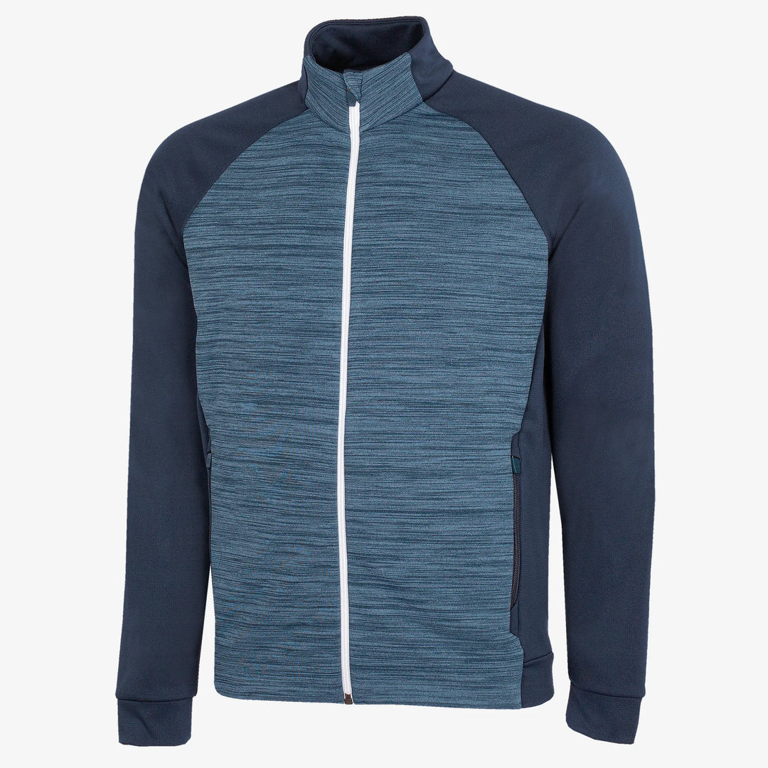 Darwin is a Insulating golf mid layer for Men in the color Moonlight Blue/Navy(0)