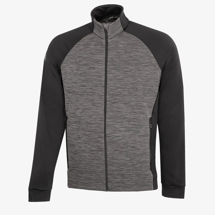Darwin is a Insulating golf mid layer for Men in the color Forged Iron/Black (0)