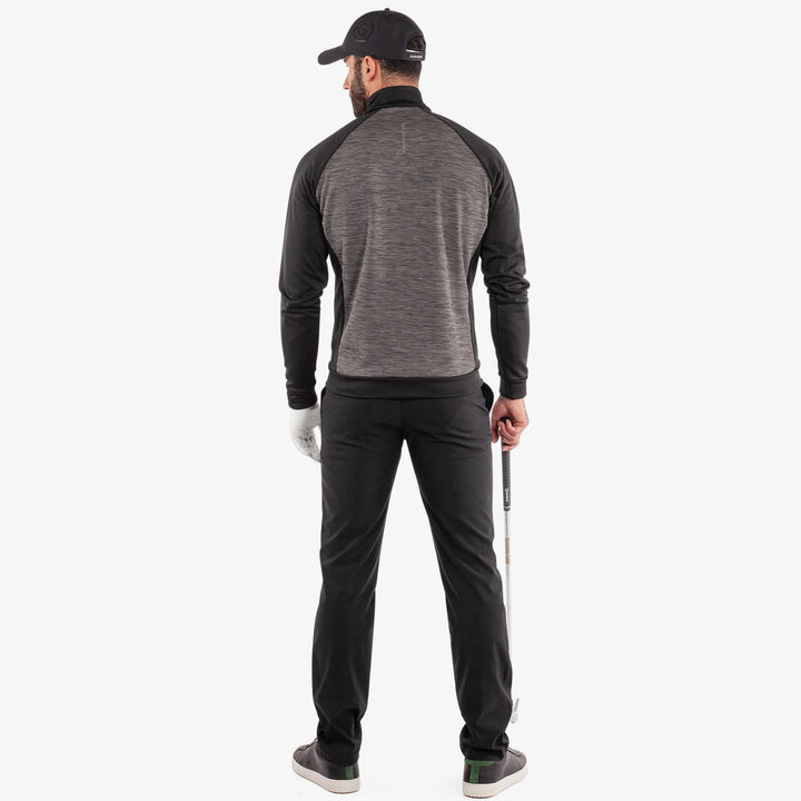 Darwin is a Insulating golf mid layer for Men in the color Forged Iron/Black (7)