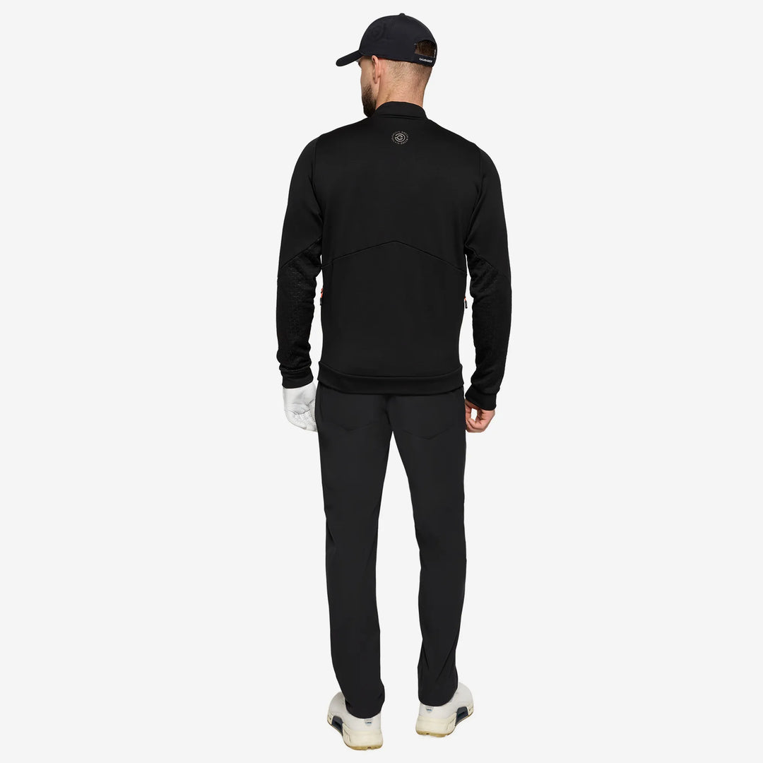 Dash is a Insulating golf mid layer for Men in the color Black/White(5)