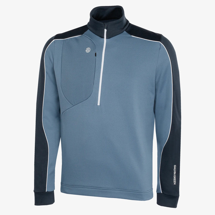 Dave is a Insulating golf mid layer for Men in the color Moonlight Blue/Navy(0)