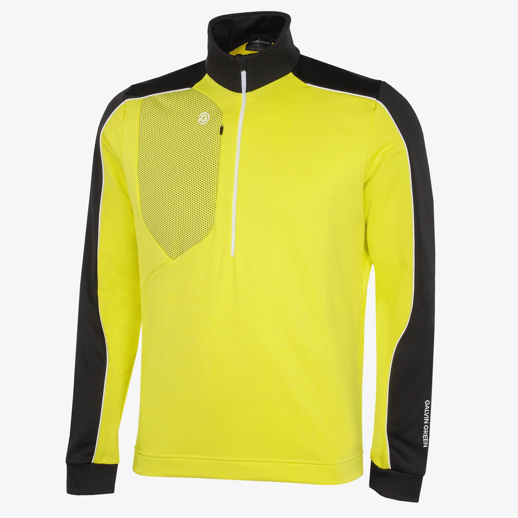 Dave Insulating golf mid layer Sunny Lime/Black – Galvin Green