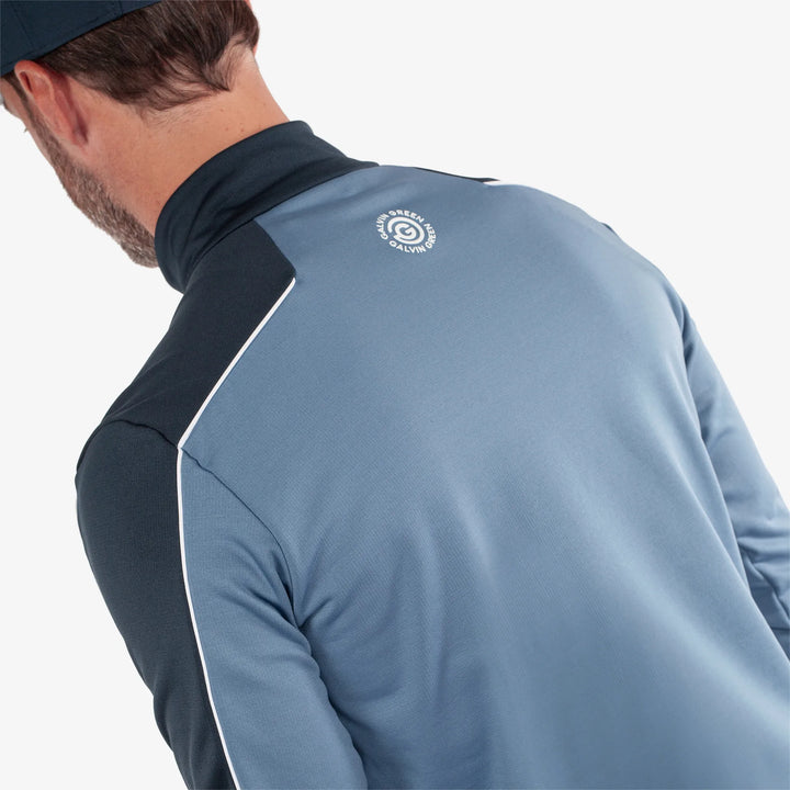 Dave is a Insulating golf mid layer for Men in the color Moonlight Blue/Navy(5)