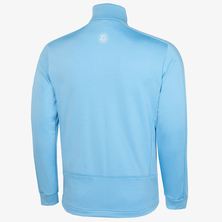 Dawson is a Insulating golf mid layer for Men in the color Alaskan Blue/White(8)