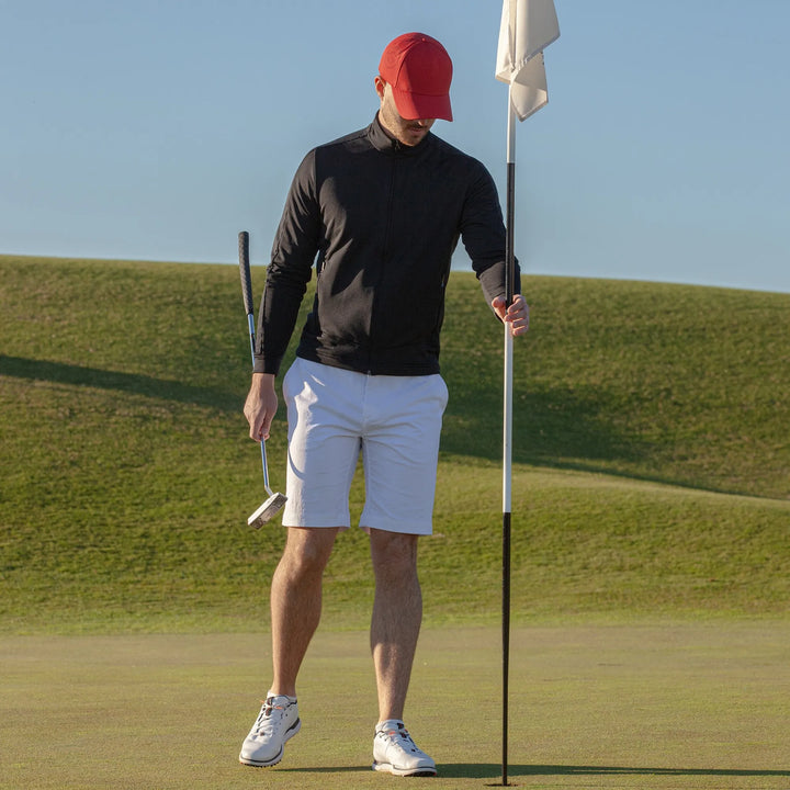 Dawson is a Insulating golf mid layer for Men in the color Black(9)