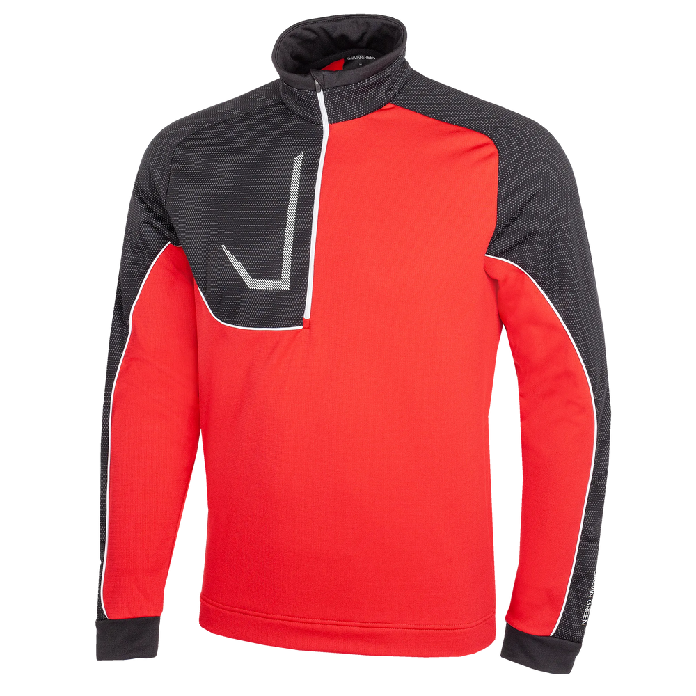 Daxton is a Insulating golf mid layer for Men in the color Red(0)