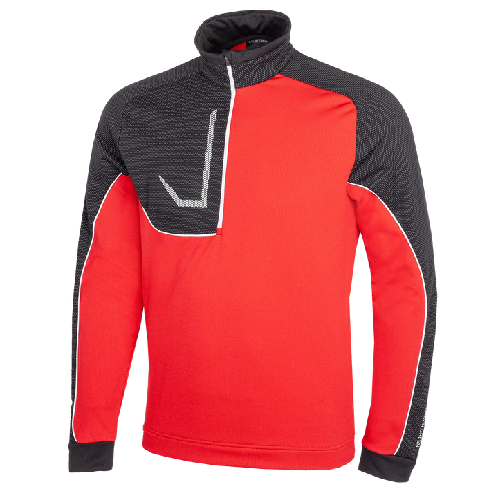 Daxton is a Insulating golf mid layer for Men in the color Red(0)