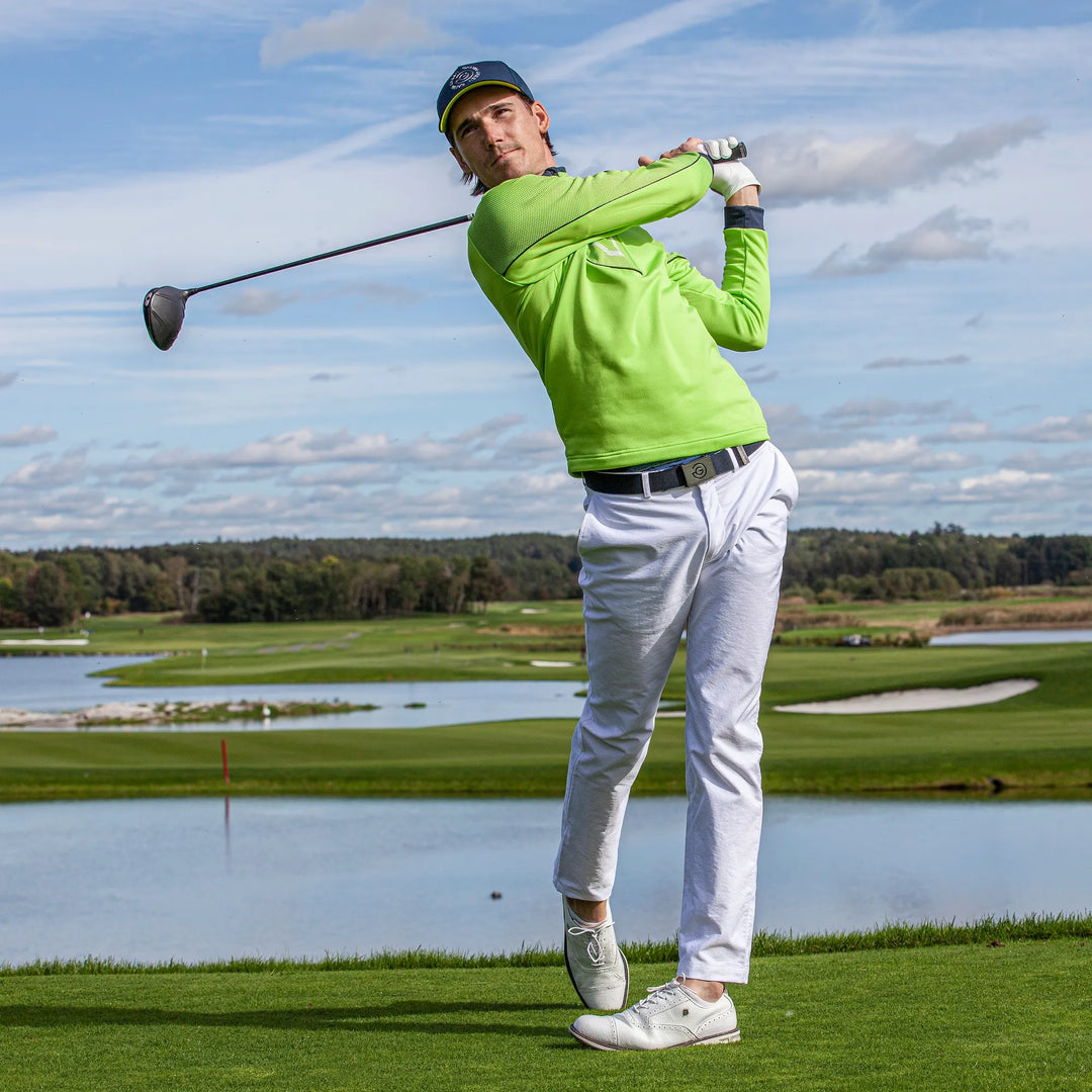 Daxton is a Insulating golf mid layer for Men in the color Green base(2)