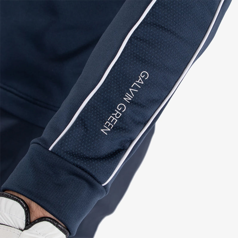 Daxton is a Insulating golf mid layer for Men in the color Navy/Ensign Blue/White(4)