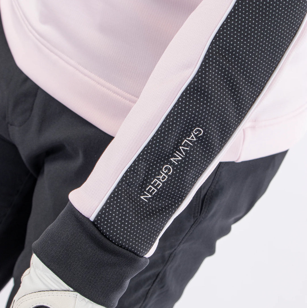 Daxton is a Insulating golf mid layer for Men in the color Fantastic Pink(5)