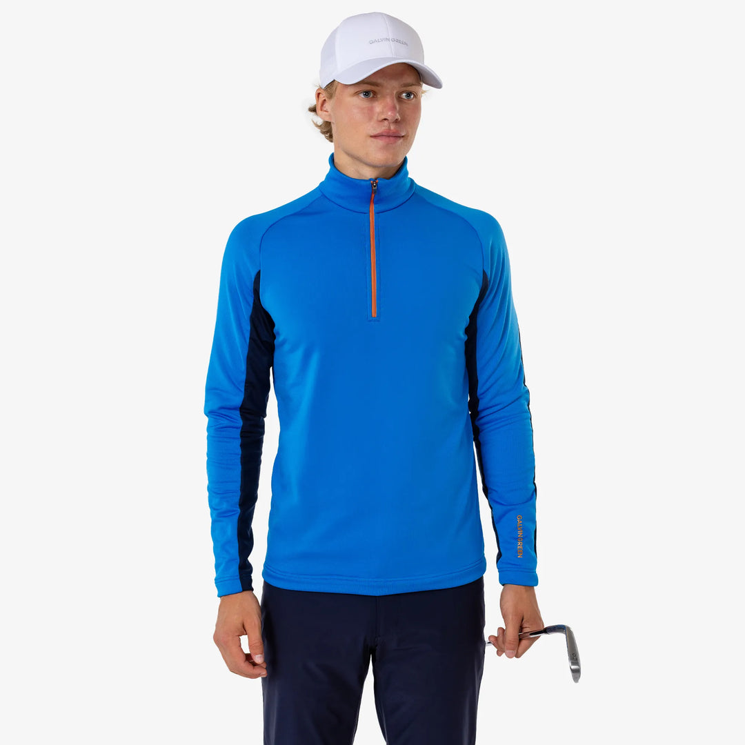 Dayton is a Limited Edition Insulating golf mid layer for Men in the color Blue/Navy(0)
