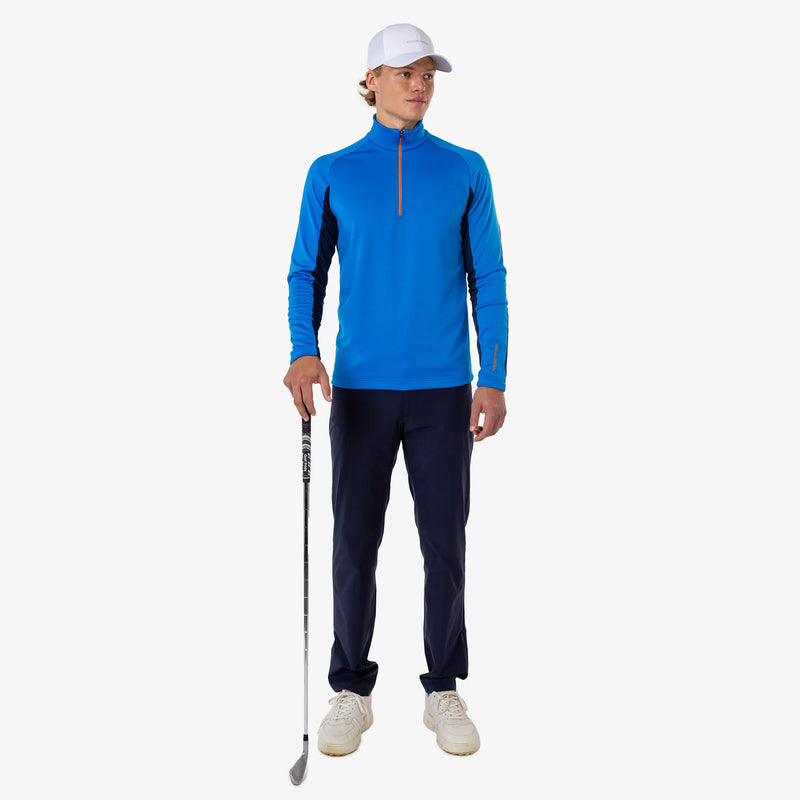 Dayton is a Limited Edition Insulating golf mid layer for Men in the color Blue/Navy(1)