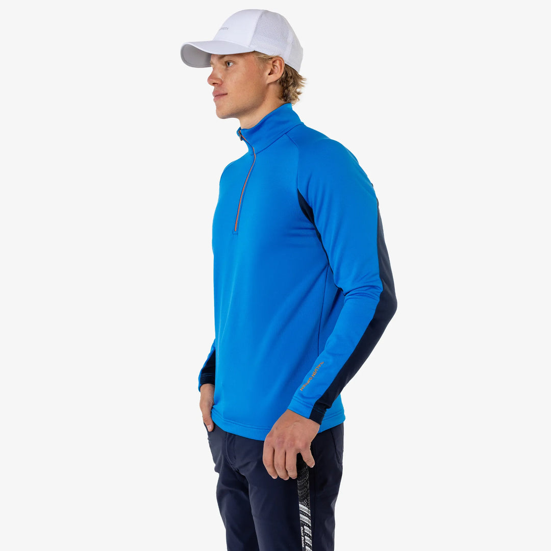 Dayton is a Limited Edition Insulating golf mid layer for Men in the color Blue/Navy(2)