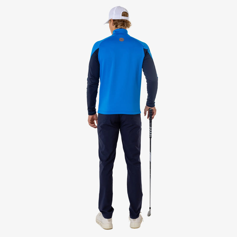 Dayton is a Limited Edition Insulating golf mid layer for Men in the color Blue/Navy(4)