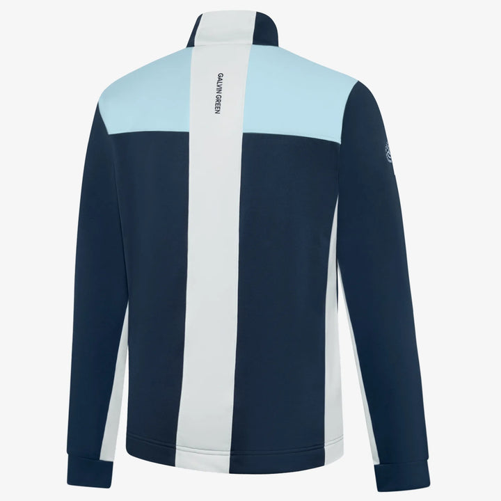 Dean is a Insulating golf mid layer for Men in the color Crystal Blue/Navy(6)