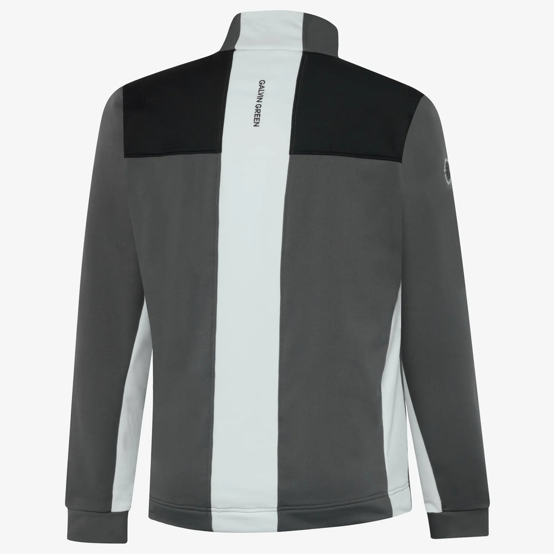 Dean is a Insulating golf mid layer for Men in the color Forged Iron/Black (7)