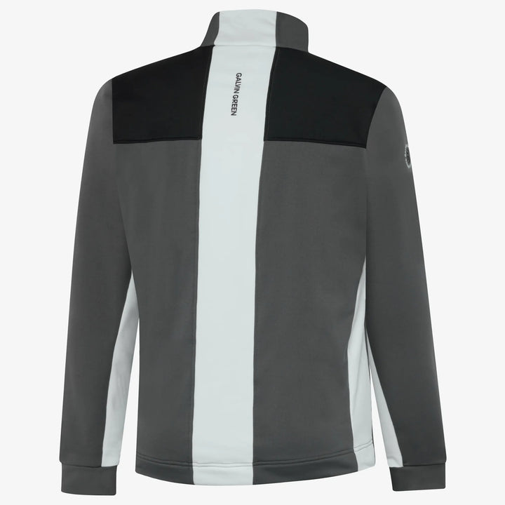 Dean is a Insulating golf mid layer for Men in the color Forged Iron/Black (7)