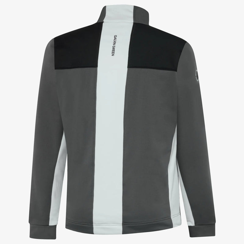 Dean is a Insulating golf mid layer for Men in the color Forged Iron/Black (7)