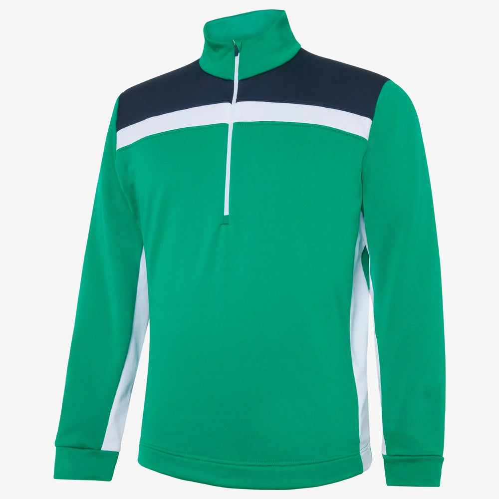 Dean is a Insulating golf mid layer for Men in the color Navy/Golf Green(0)
