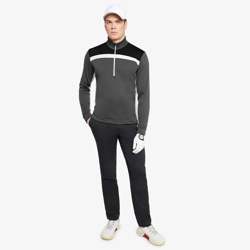 Dean is a Insulating golf mid layer for Men in the color Forged Iron/Black (2)