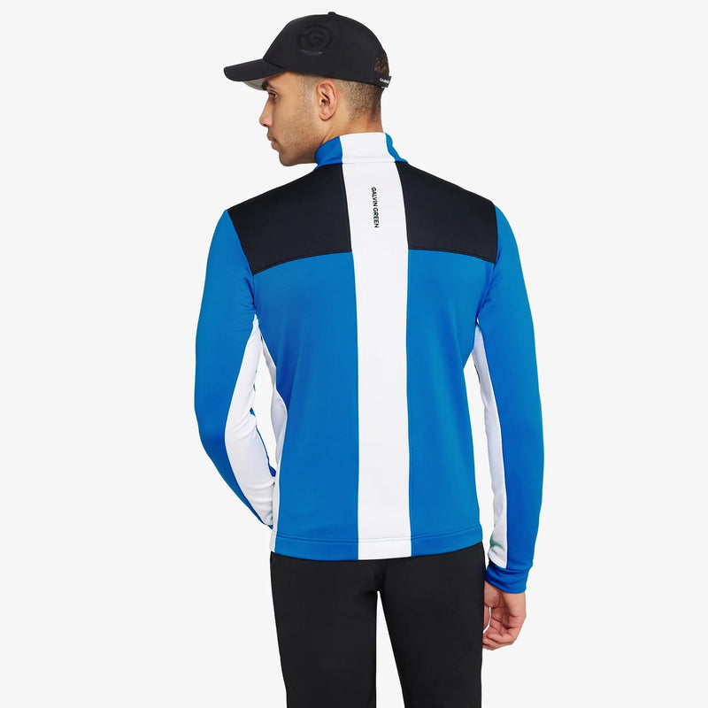 Dean is a Insulating golf mid layer for Men in the color Royal Blue/Black(4)